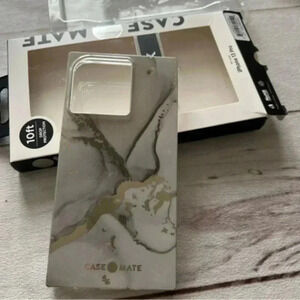 Case-Mate Blox Fog Marble Gold Square flexible grip case for iPhone 13 Pro